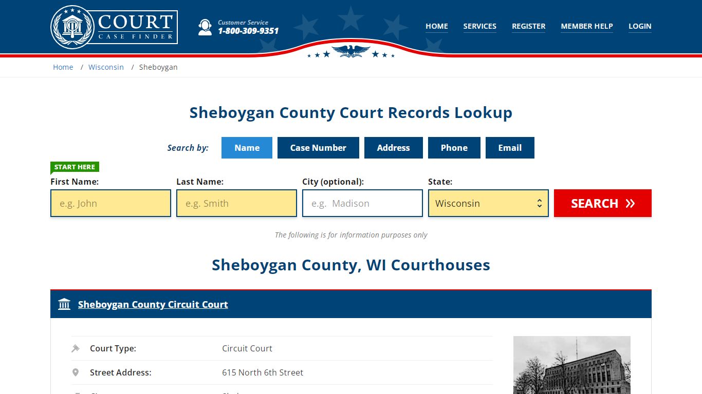 Sheboygan County Court Records | WI Case Lookup